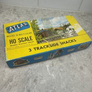 1:87 HO Scale / Gauge Atlas # 702-89 Trackside Shacks (#2) Kit . Never used.